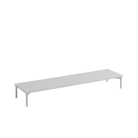muuto | stacked storage system | podium with tube base 131cm | grey