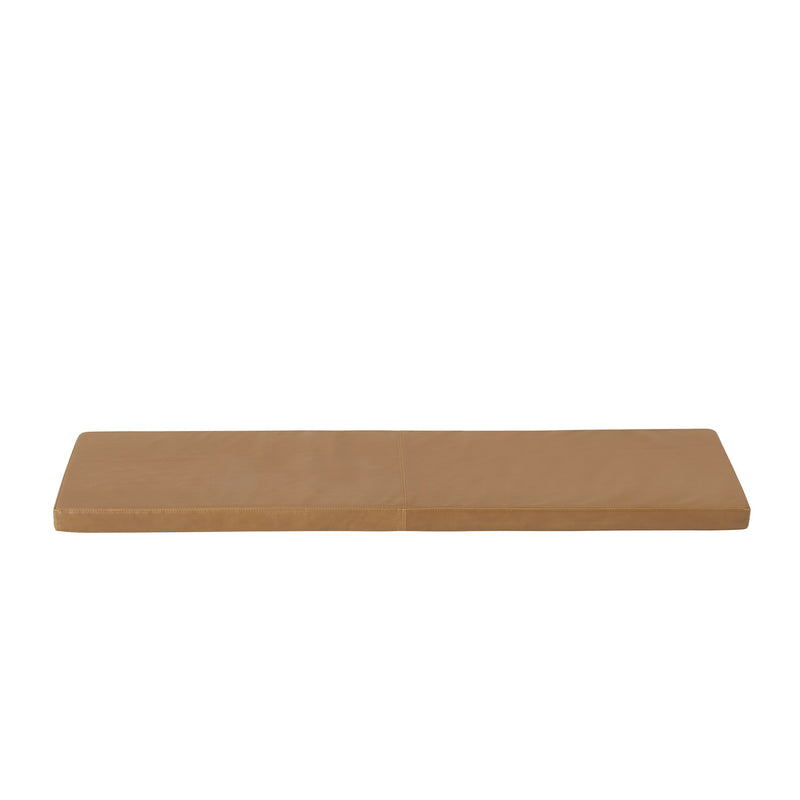 muuto | stacked storage system | seat cushion | refine leather cognac