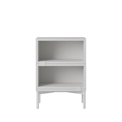 muuto | stacked storage system | podium with tube base 43.5cm | grey