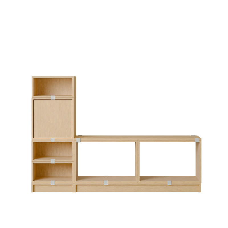 muuto | stacked storage system | plinth 131cm | oak