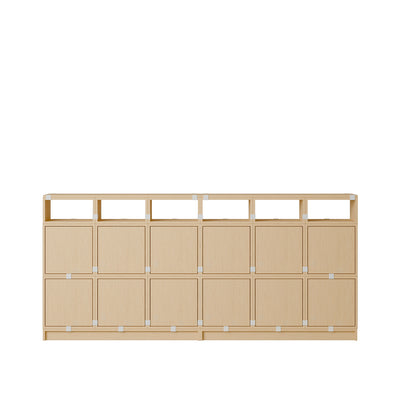 muuto | stacked storage system | plinth 131cm | oak