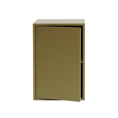 muuto | stacked storage | module with door | large brown green