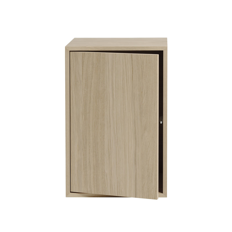 muuto | stacked storage | shelf for module with door | oak