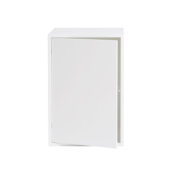 muuto | stacked storage system | shelf for module with door | white