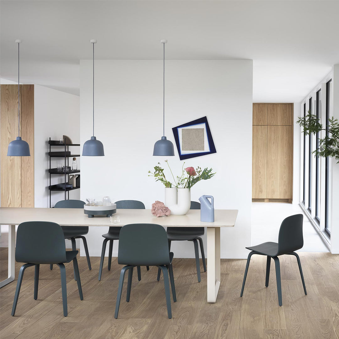 muuto | visu chair | wood base | dark green