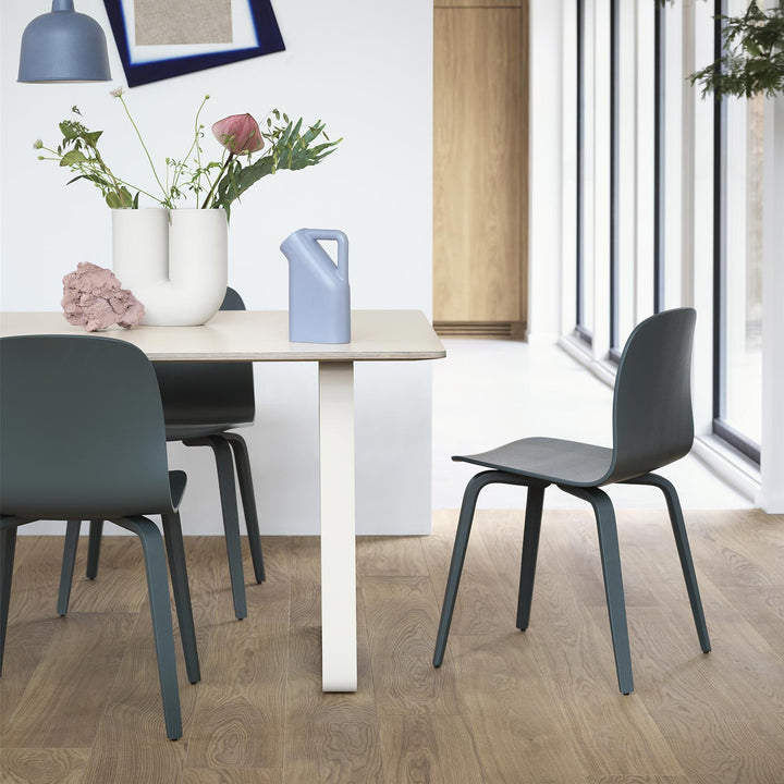 muuto | visu chair | wood base | dark green