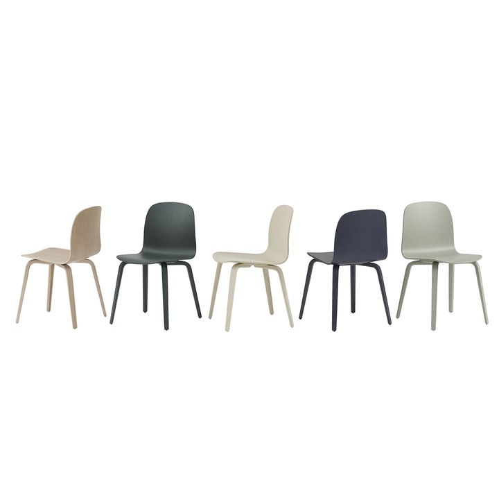 muuto | visu chair | wood base | dark green