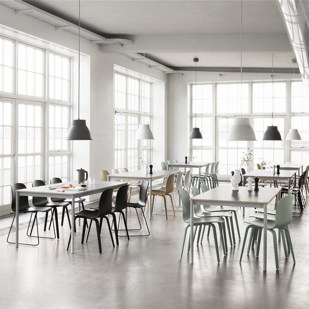 muuto | visu chair | wood base | dusty green