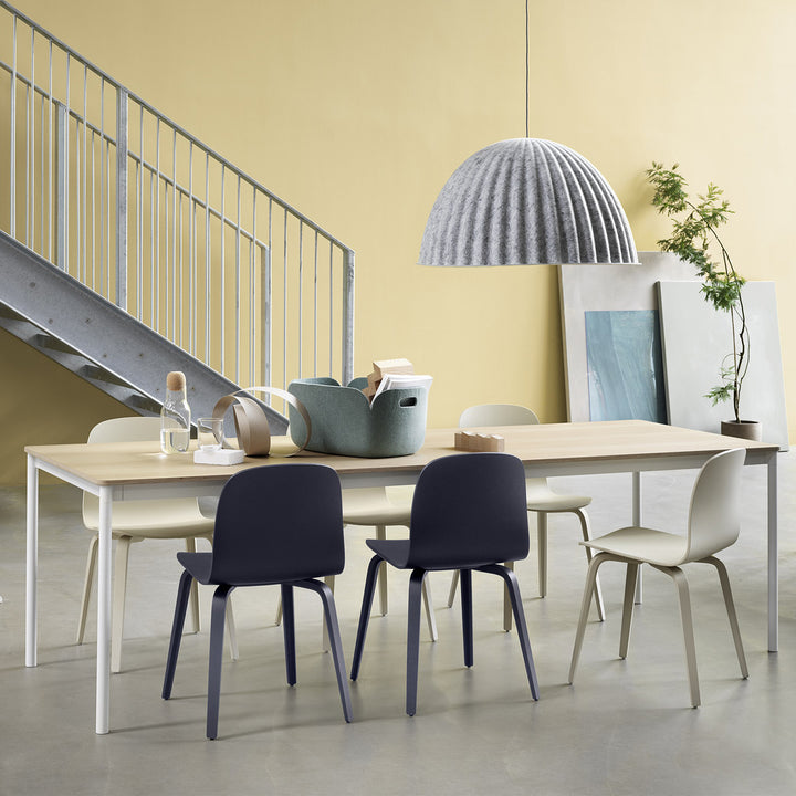 muuto | visu chair | wood base | dusty green