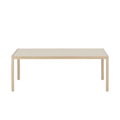 muuto | workshop table | oak + warm grey linoleum 200cm