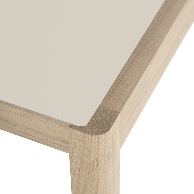 muuto | workshop table | oak + warm grey linoleum 200cm