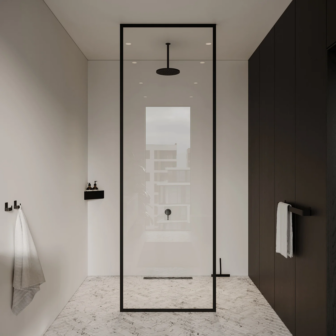 nichba | bath shelf corner | black - LC