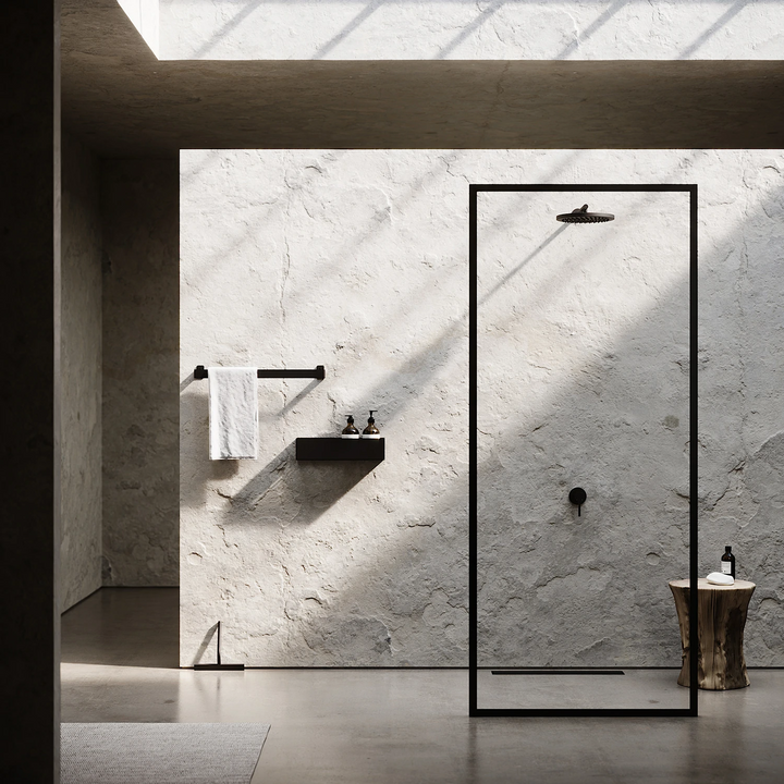 nichba | towel hanger | black - LC