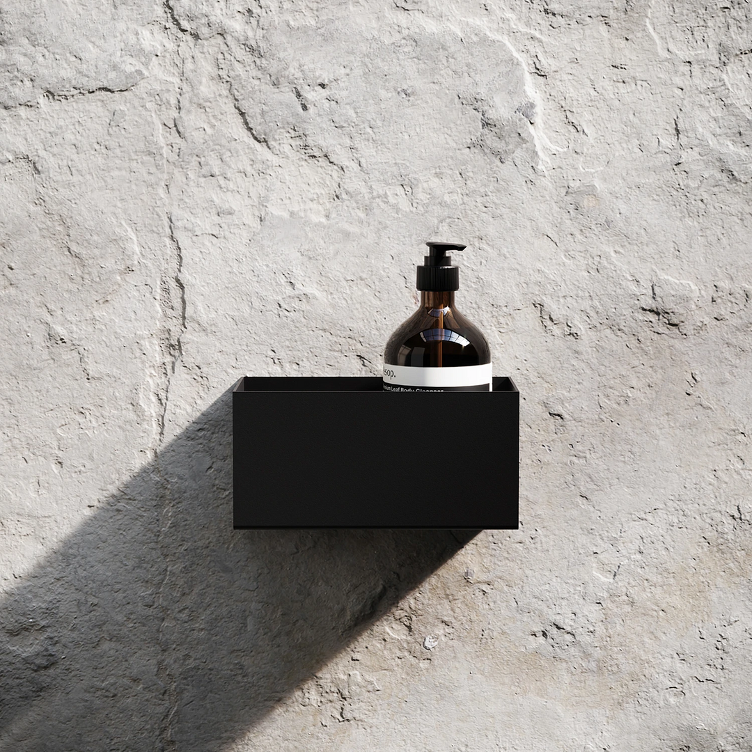 nichba | bath shelf 20 | black - LC