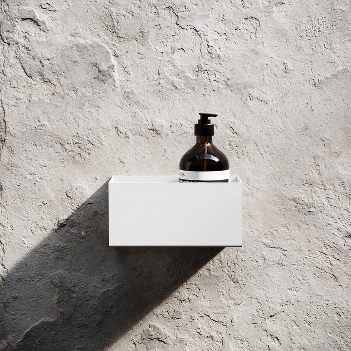 nichba | bath shelf 20 | white - LC