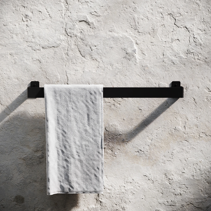 nichba | towel hanger | black - LC