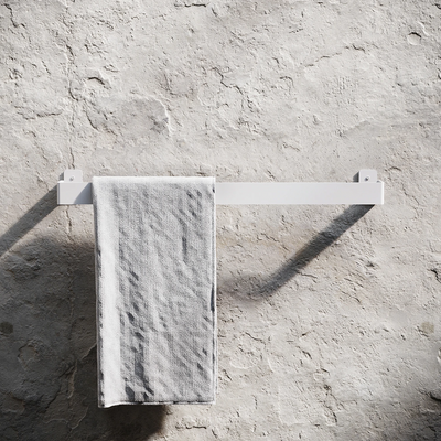 nichba | towel hanger | white