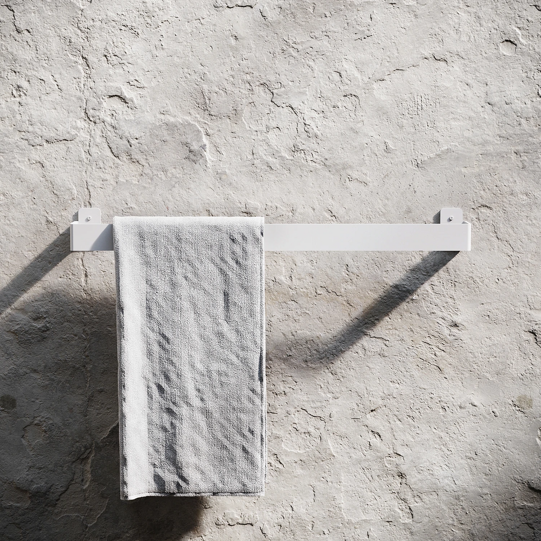 nichba | towel hanger | white - LC
