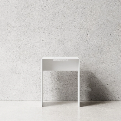 nichba | stool | white