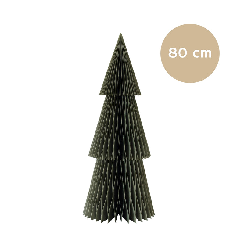 nordic rooms | deluxe tree tall | olive green + glitter 80cm