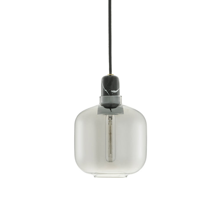 normann copenhagen | amp pendant lamp | smoke + black | small - EX DISPLAY