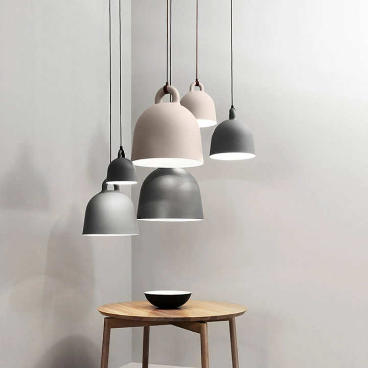 normann copenhagen | bell lamp | medium grey ~ DC
