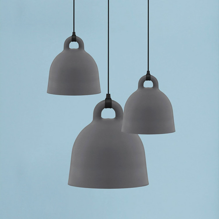 normann copenhagen | bell lamp | medium grey ~ DC