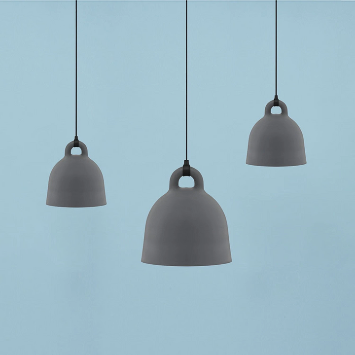 normann copenhagen | bell lamp | medium grey ~ DC