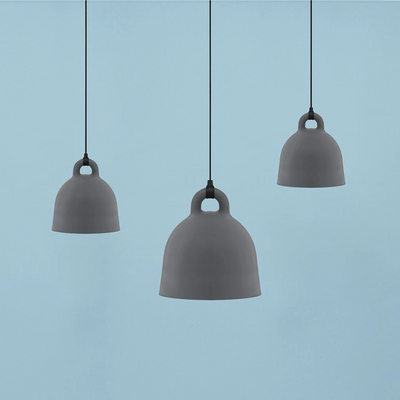 normann copenhagen | bell lamp | medium grey