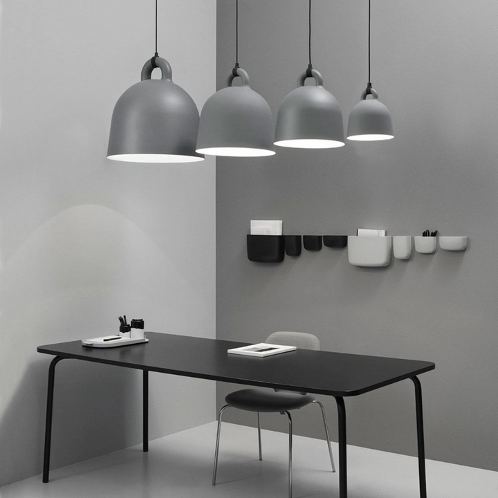 normann copenhagen | bell lamp | extra small grey ~ DC