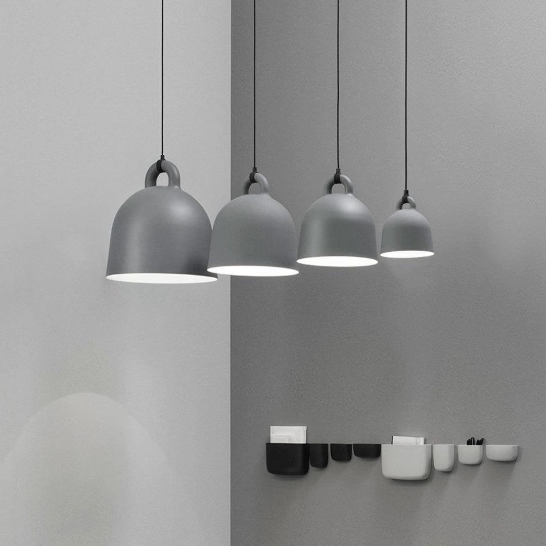 normann copenhagen | bell lamp | extra small grey ~ DC