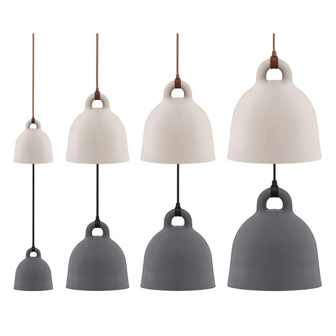 normann copenhagen | bell lamp | medium grey ~ DC
