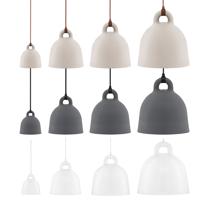 normann copenhagen | bell lamp | medium grey ~ DC