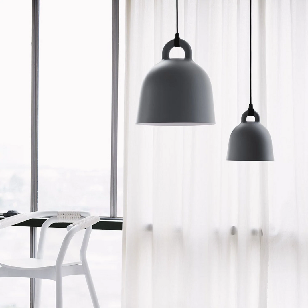 normann copenhagen | bell lamp | medium grey ~ DC