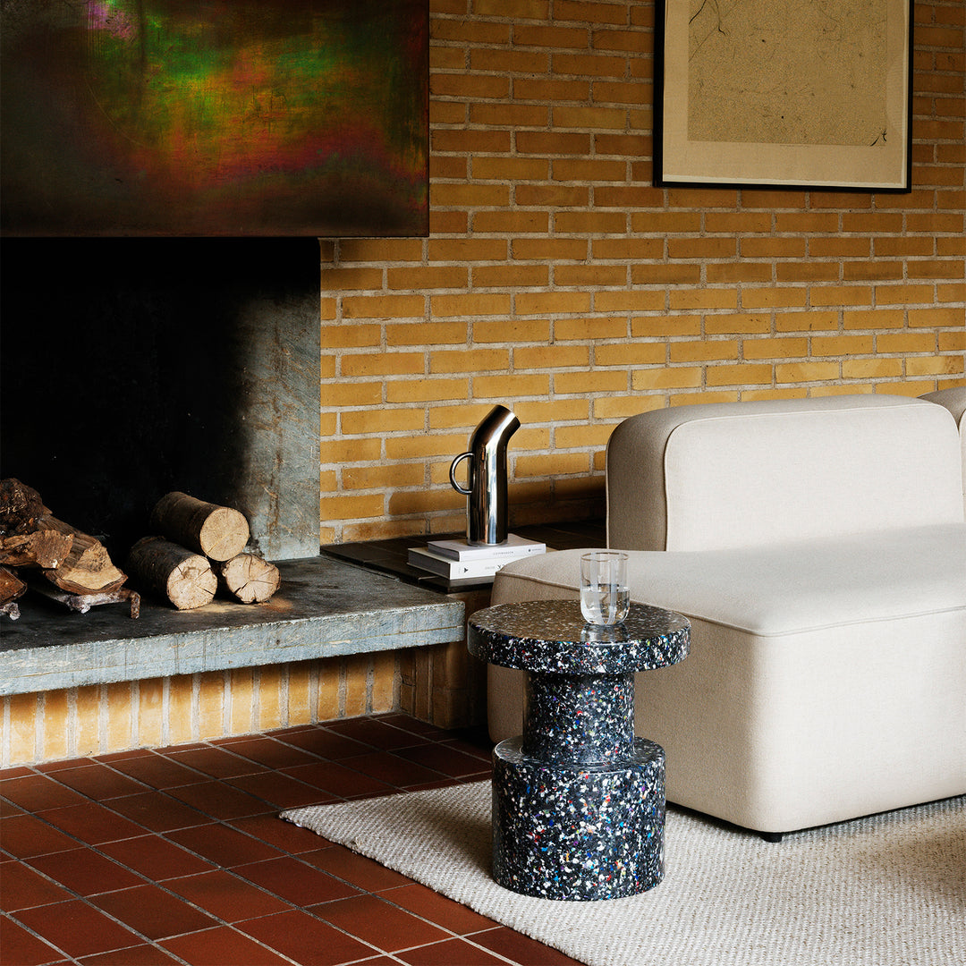 normann copenhagen | bit stool | black + multi