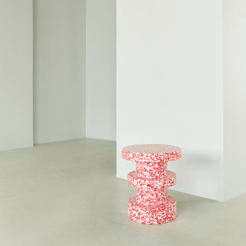 normann copenhagen | bit stool stack | red