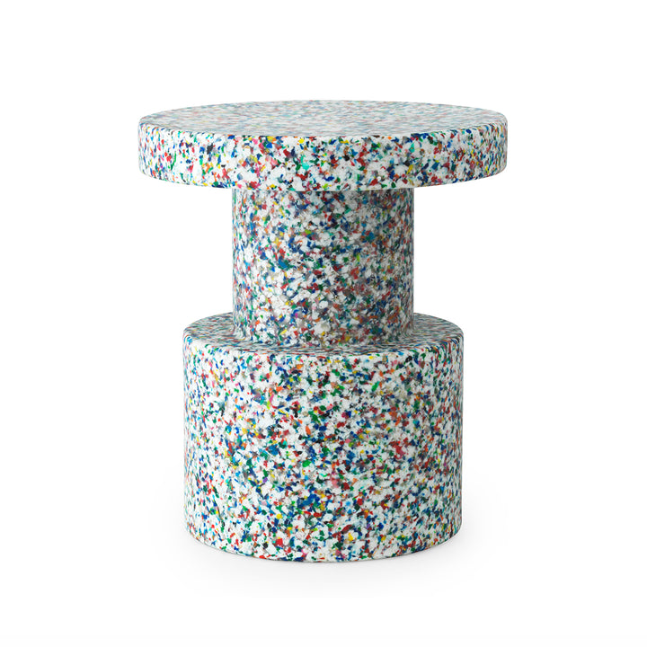 normann copenhagen | bit stool | white + multi