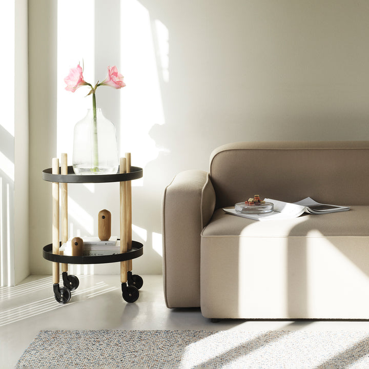 normann copenhagen | block table round | black