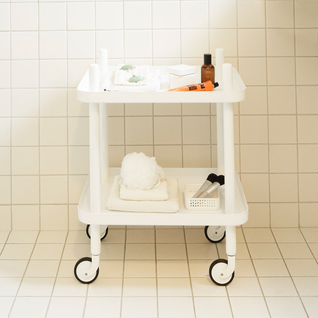 normann copenhagen | block table | white + white