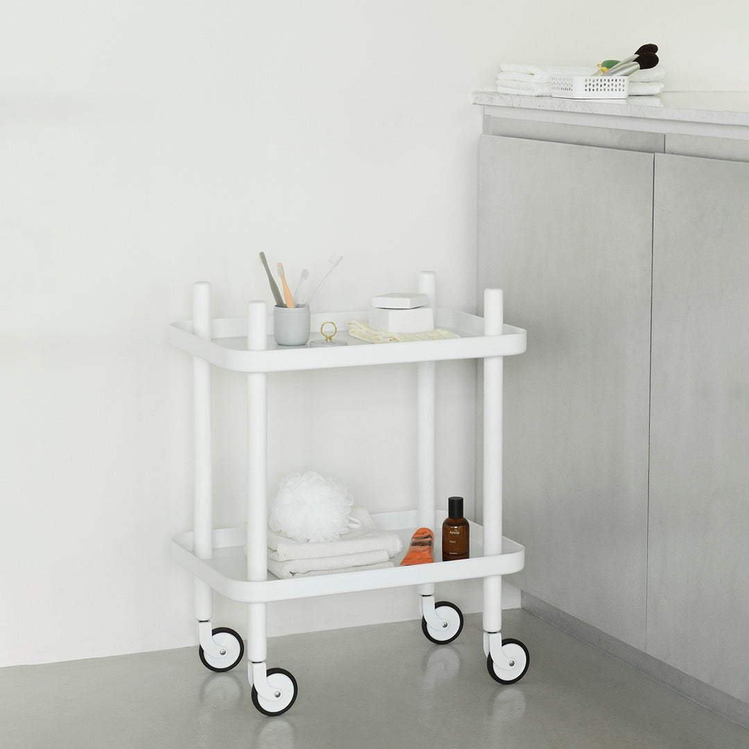 normann copenhagen | block table | white + white