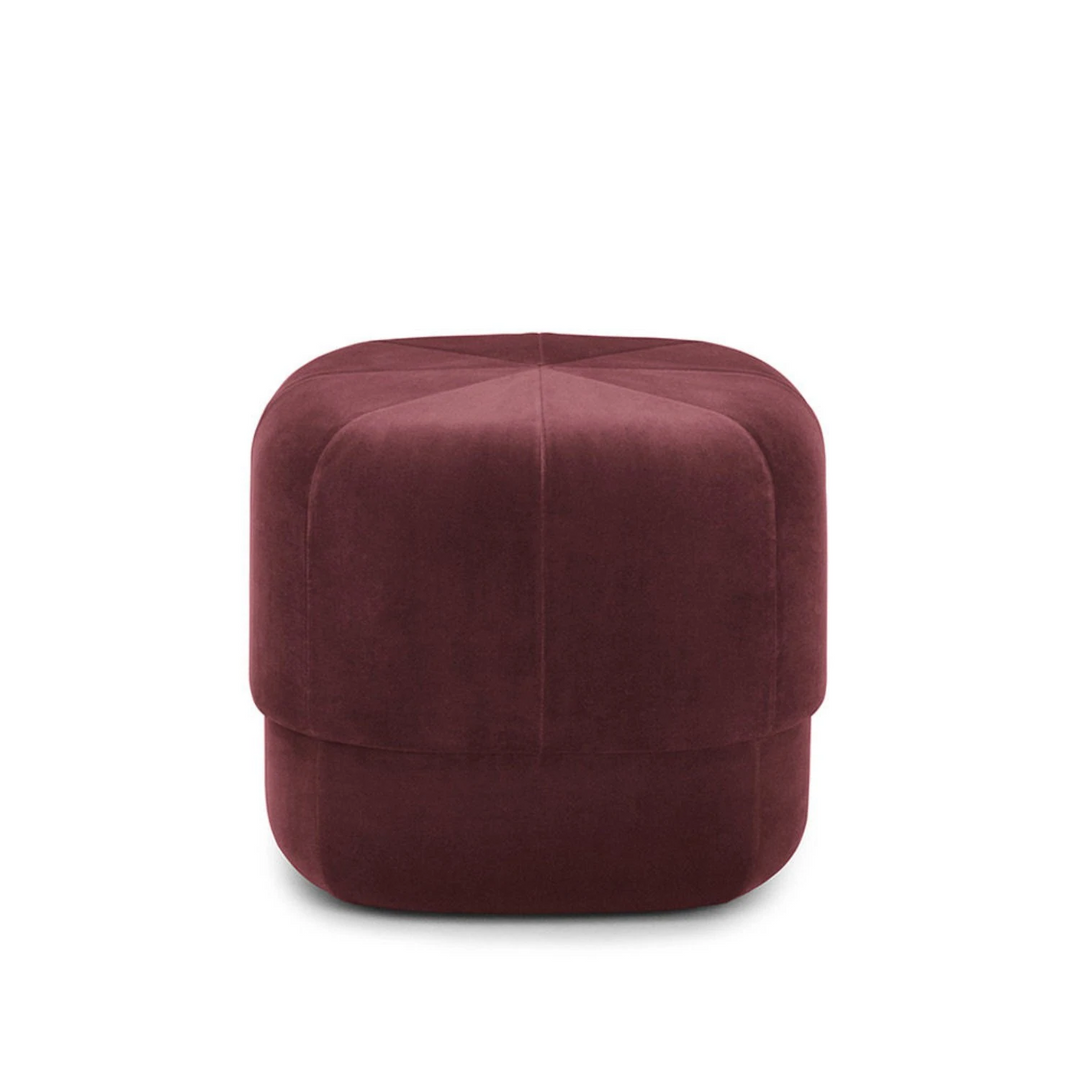 normann copenhagen | circus pouf | dark red small