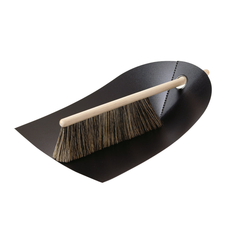 normann copenhagen | dustpan + broom | black