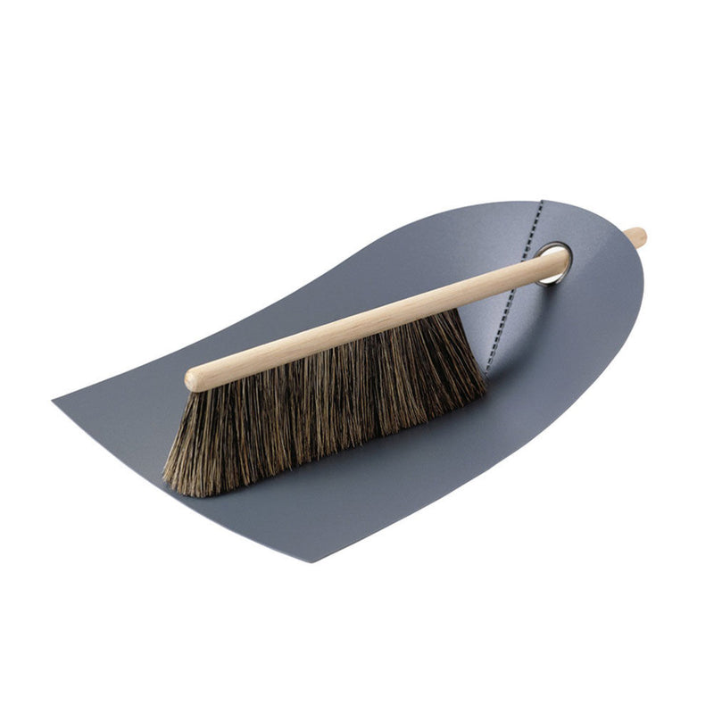 normann copenhagen | dustpan + broom | dark grey