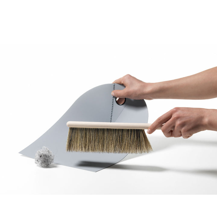 normann copenhagen | dustpan + broom | dark grey