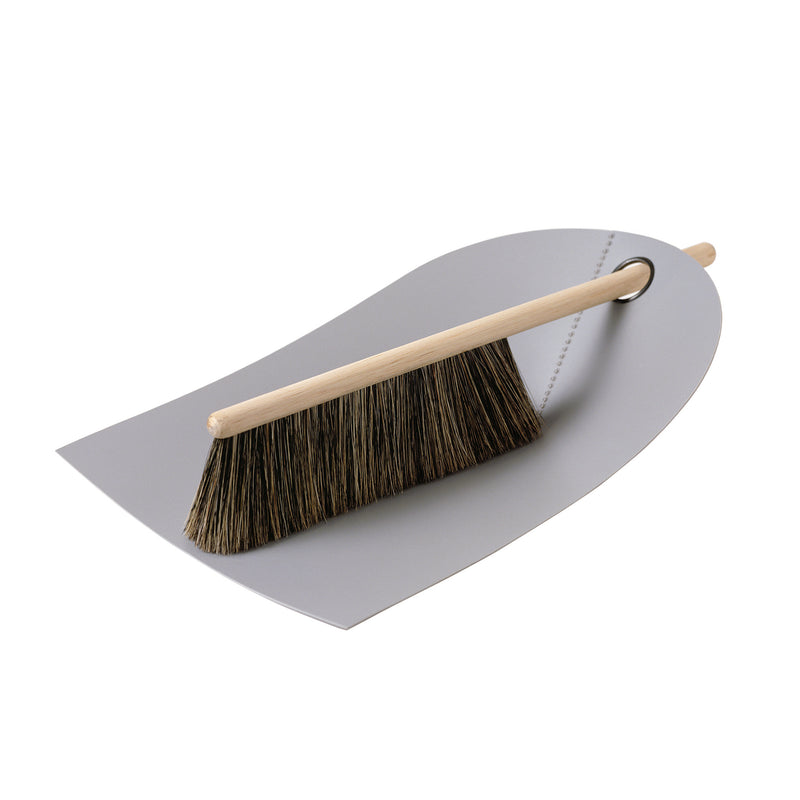 normann copenhagen | dustpan + broom | light grey