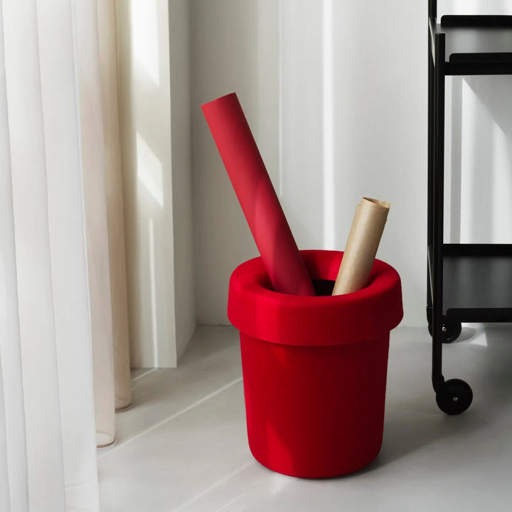 normann copenhagen | hide office bin | bright red