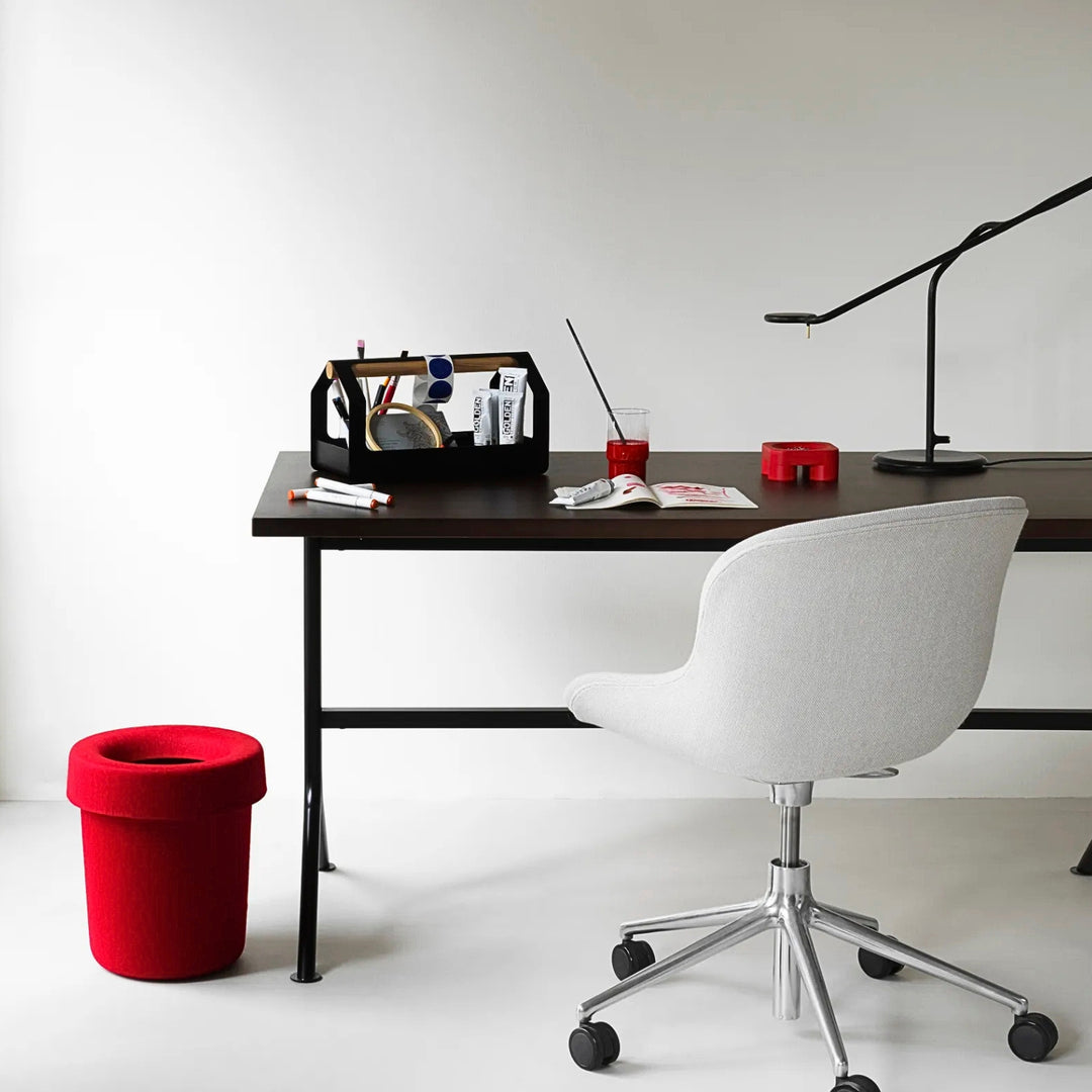 normann copenhagen | hide office bin | bright red