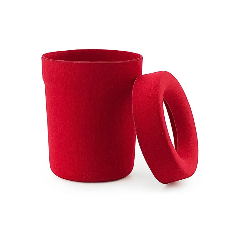 normann copenhagen | hide office bin | bright red