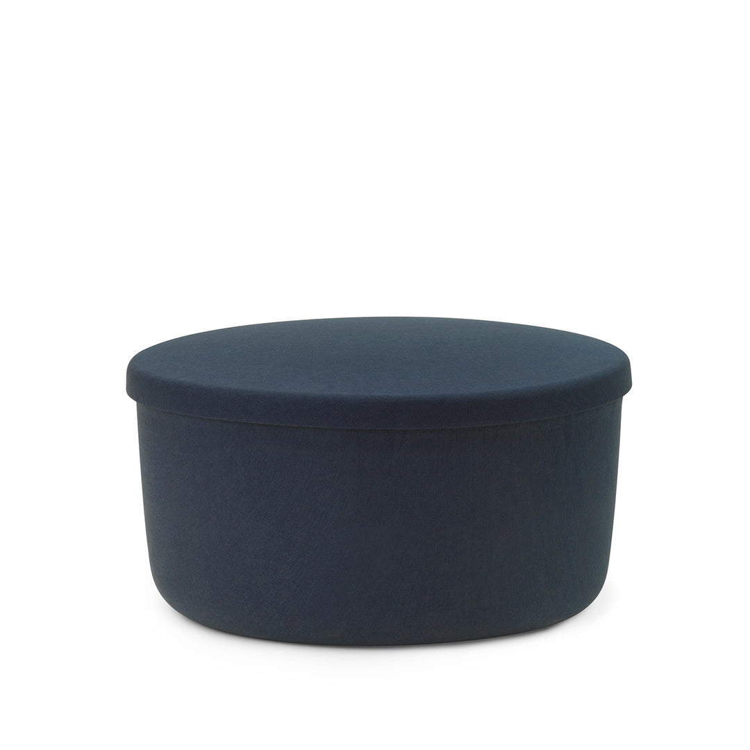 normann copenhagen | hide storage pouf | large blue
