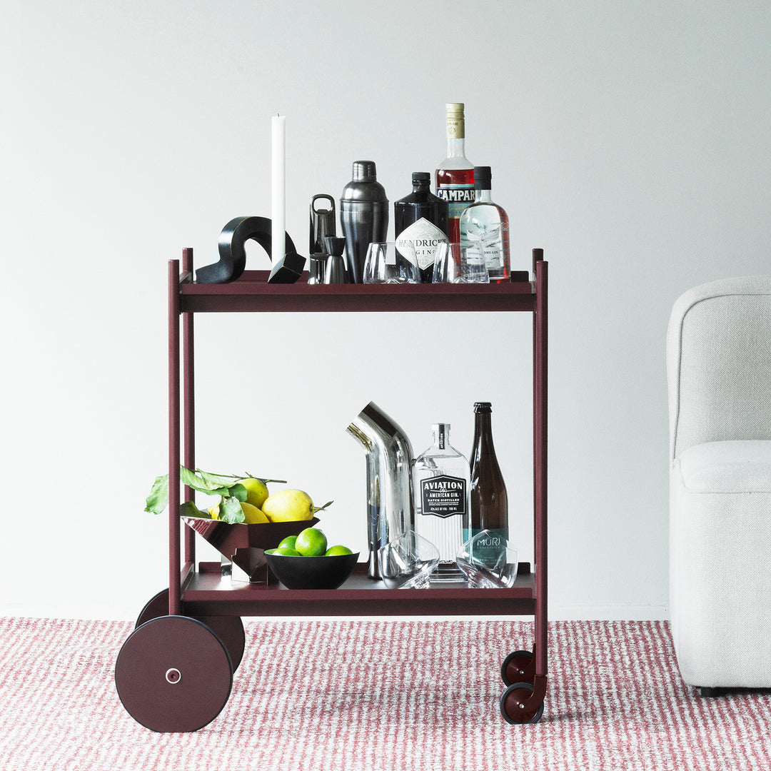 normann copenhagen | rul trolley | burgundy